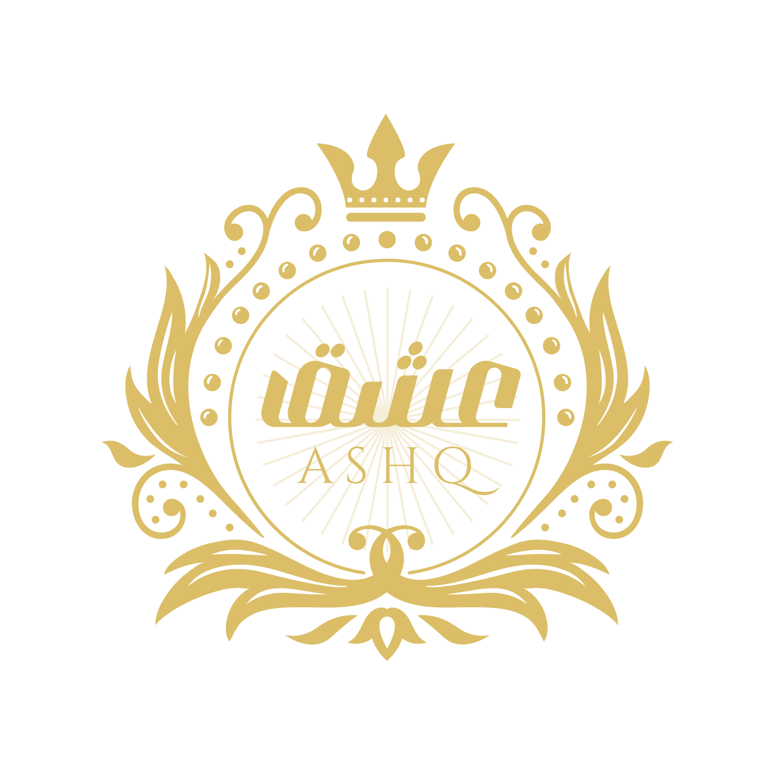 شعار متجر عطور عشق - Ashq Perfumes Logo